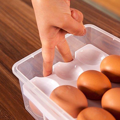 Double Layer All-In-One Egg Storage Box – 32 Grid Egg Holder - LIFE STORES UGANDA