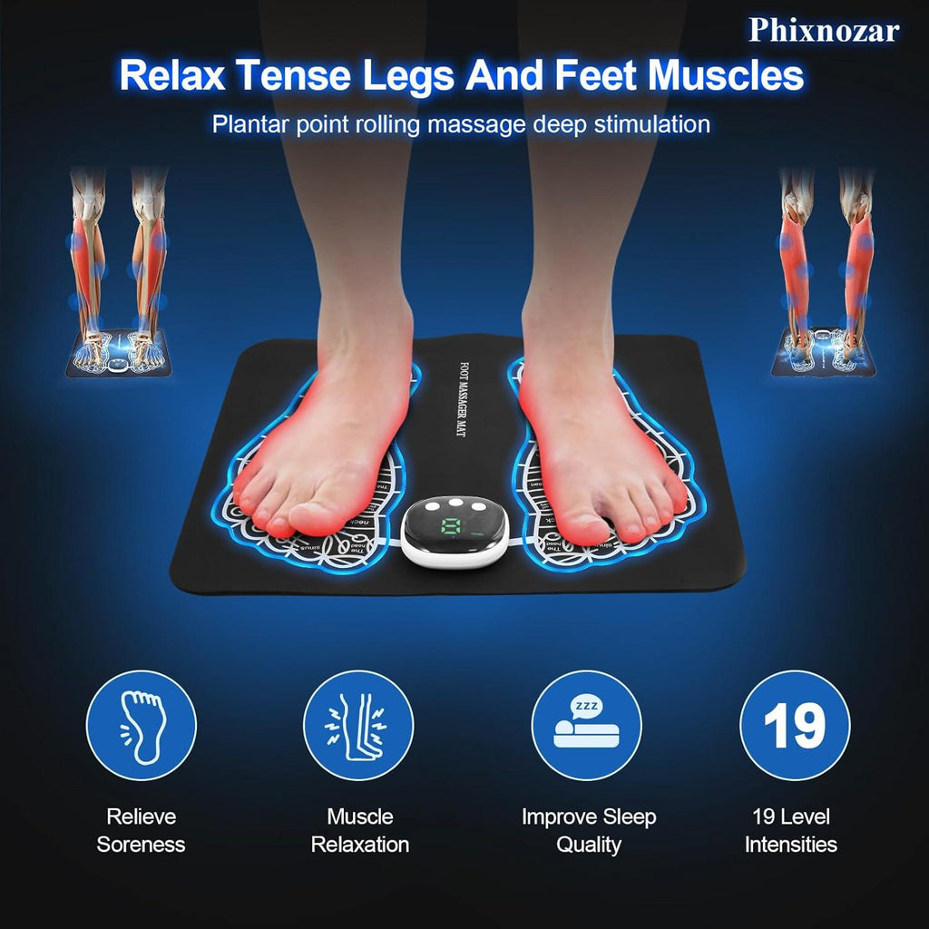 Electric Foot Massager – Deep Kneading Circulation Booster for Feet & Legs - LIFE STORES UGANDA