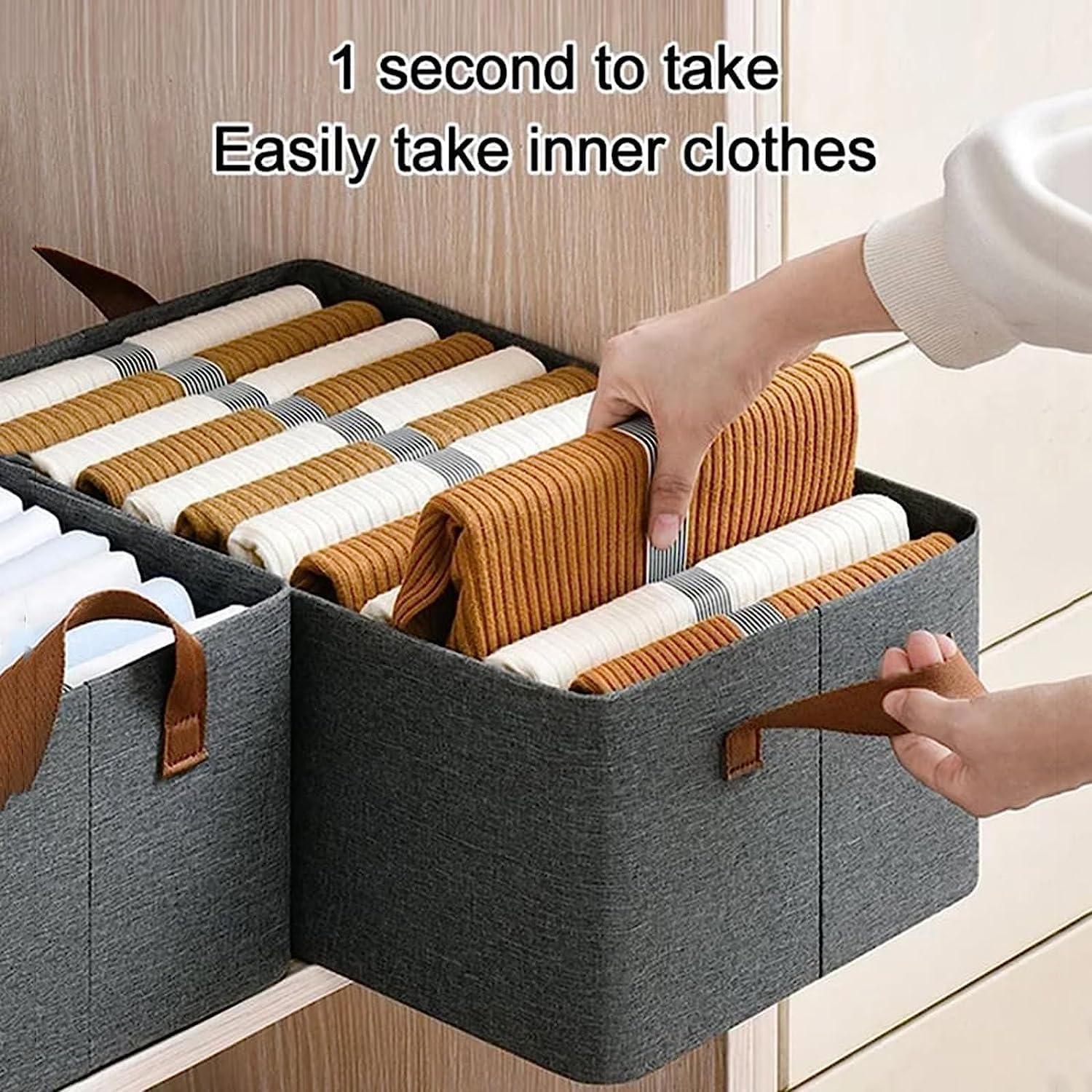 Foldable Closet Storage Box – Storage Bins Organizer with Handle - LIFE STORES UGANDA