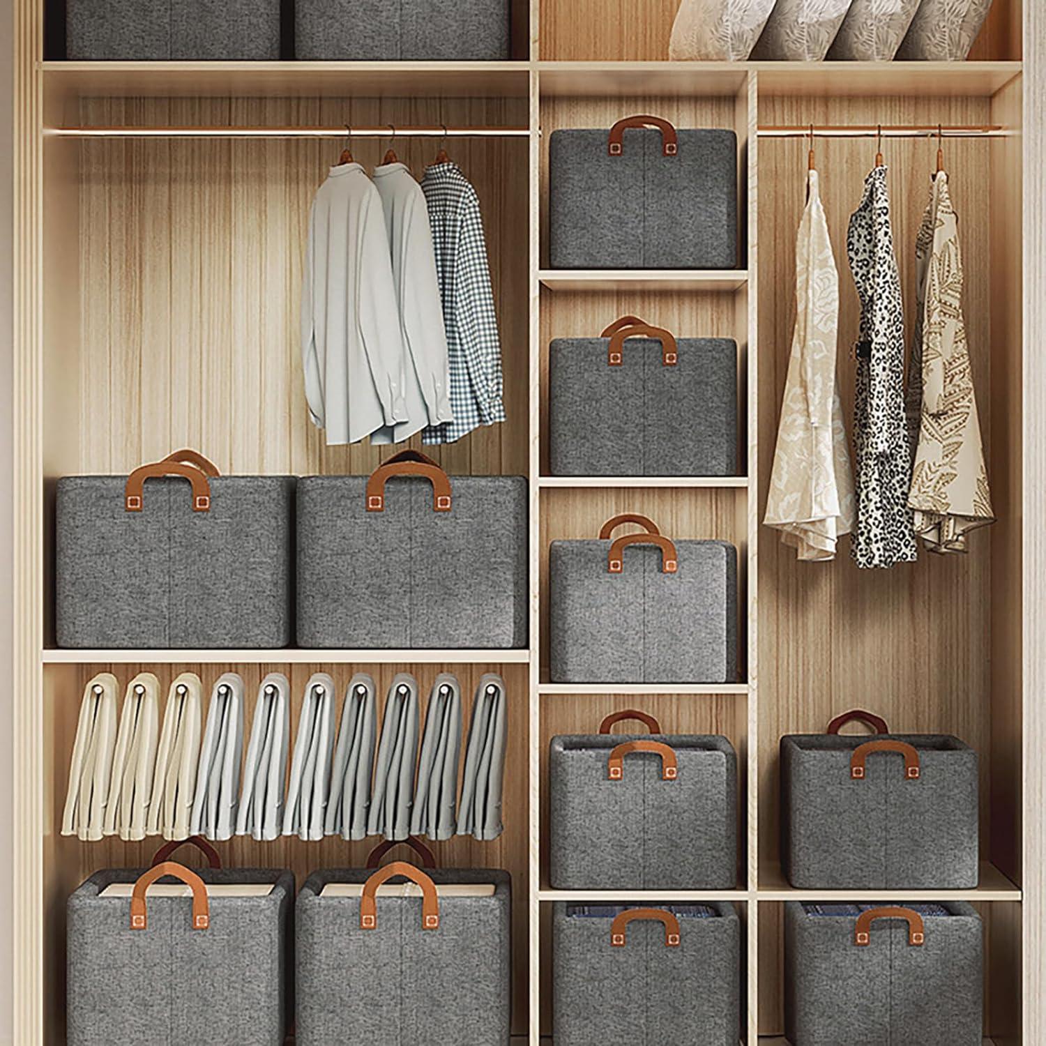 Foldable Closet Storage Box – Storage Bins Organizer with Handle - LIFE STORES UGANDA