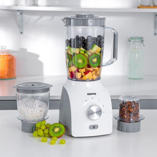 Geepas 3-In-1 Blender – 600W Powerful Motor, GSB44034N - LIFE STORES UGANDA