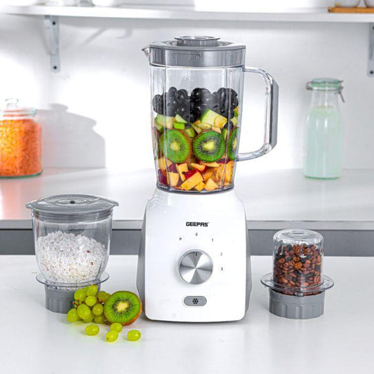 Geepas 3-In-1 Blender – 600W Powerful Motor, GSB44034N - LIFE STORES UGANDA