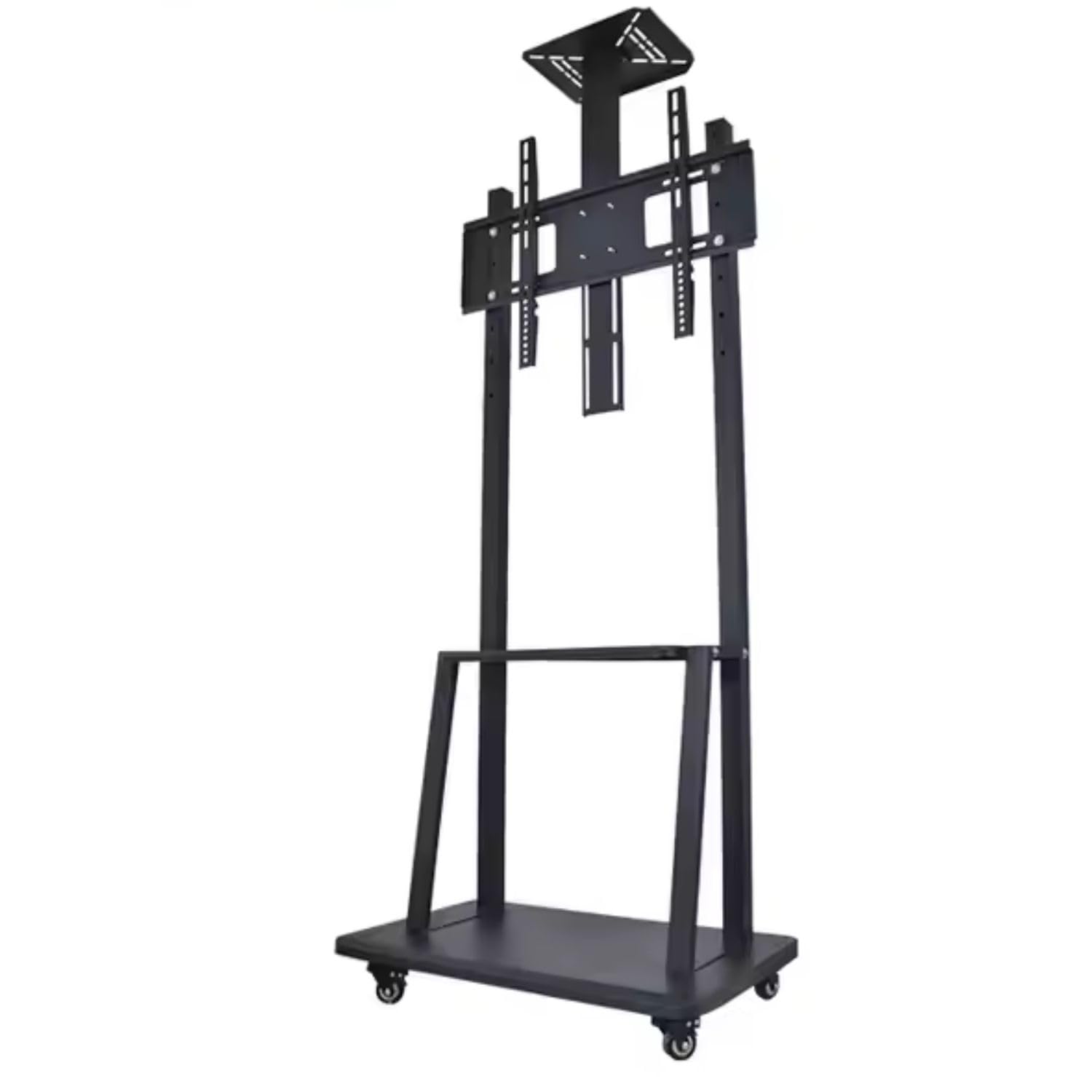 Heavy Duty Movable TV Stand 60–100 Inch – Adjustable Mobile TV Trolley