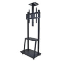 Heavy Duty Movable TV Stand 60–100 Inch – Adjustable Mobile TV Trolley