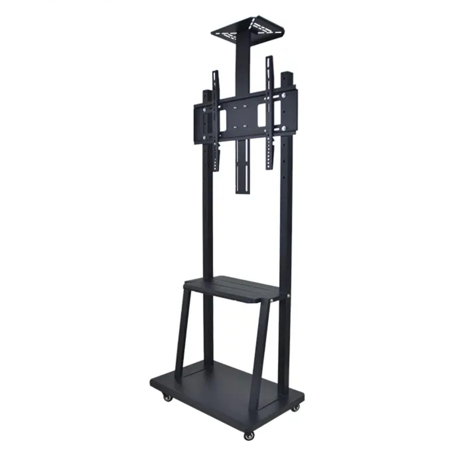 Heavy Duty Movable TV Stand 60–100 Inch – Adjustable Mobile TV Trolley