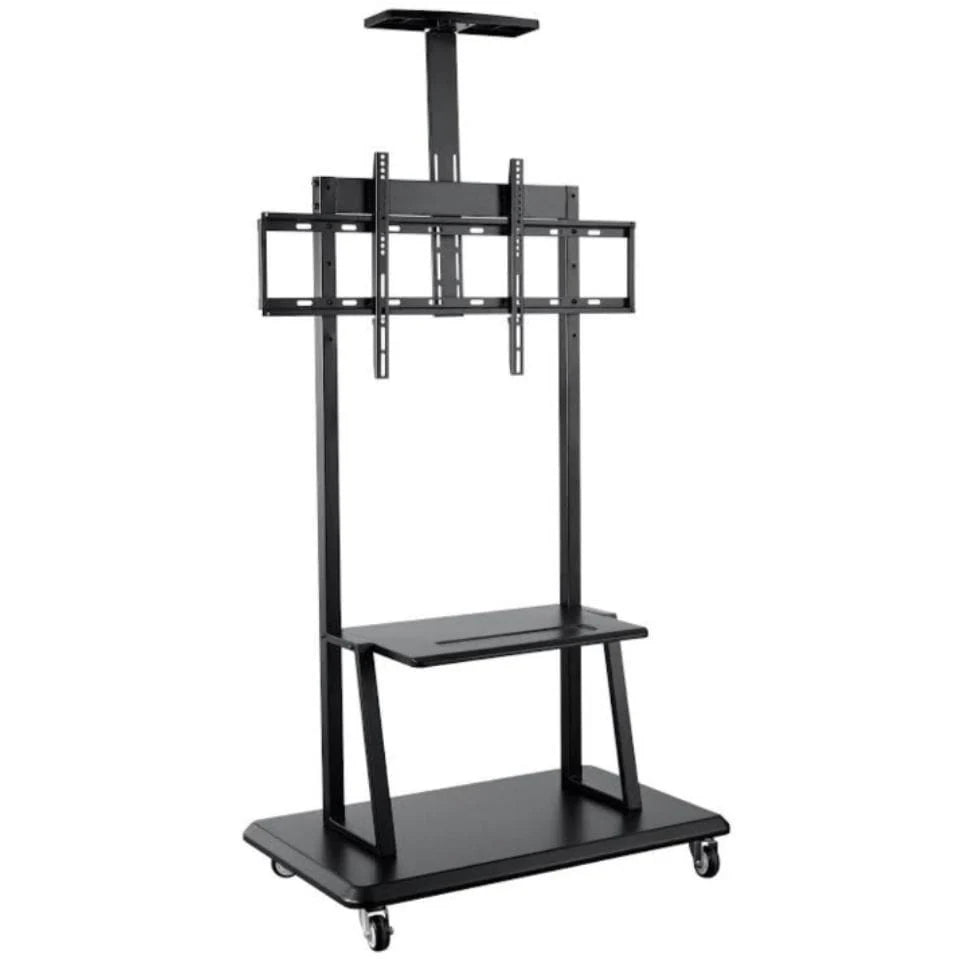 Heavy Duty Movable TV Stand 60–100 Inch – Adjustable Mobile TV Trolley