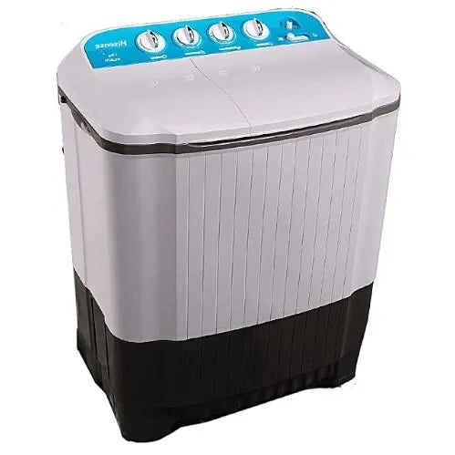 Hisense 10kg Twin Tub Washing Machine WSBE101 – Semi Automatic, Spin Dryer, Energy Saving