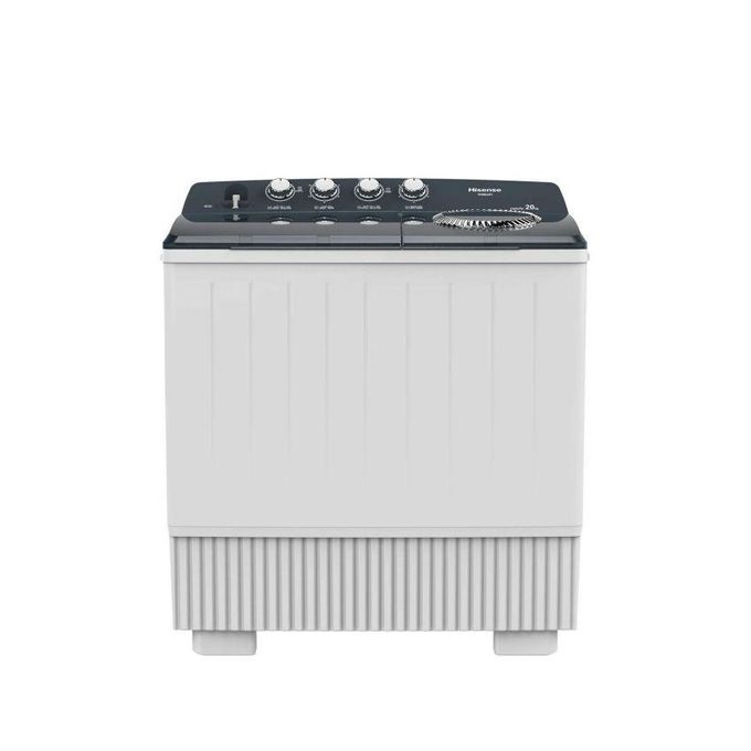 Hisense 14kg Twin Tub Washing Machine WSBE141 – Semi Automatic, High Spin, Energy Saving