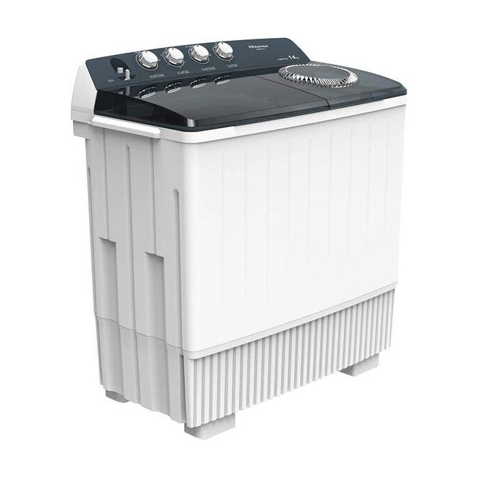 Hisense 14kg Twin Tub Washing Machine WSBE141 – Semi Automatic, High Spin, Energy Saving