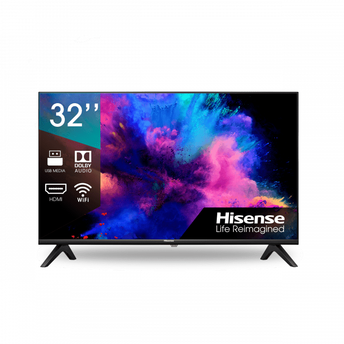Hisense 32-Inch HD Smart TV – 720p, Vidaa OS, Frameless Design - LIFE STORES UGANDA
