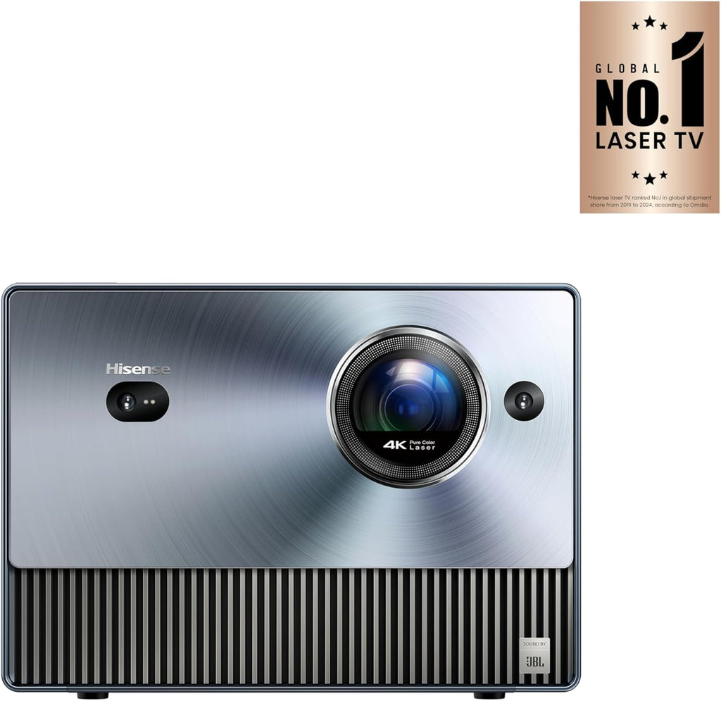 Hisense C1 Laser Smart Portable 4K Projector – TriChroma RGB Laser, Dolby Vision, JBL Speakers & Smart Streaming