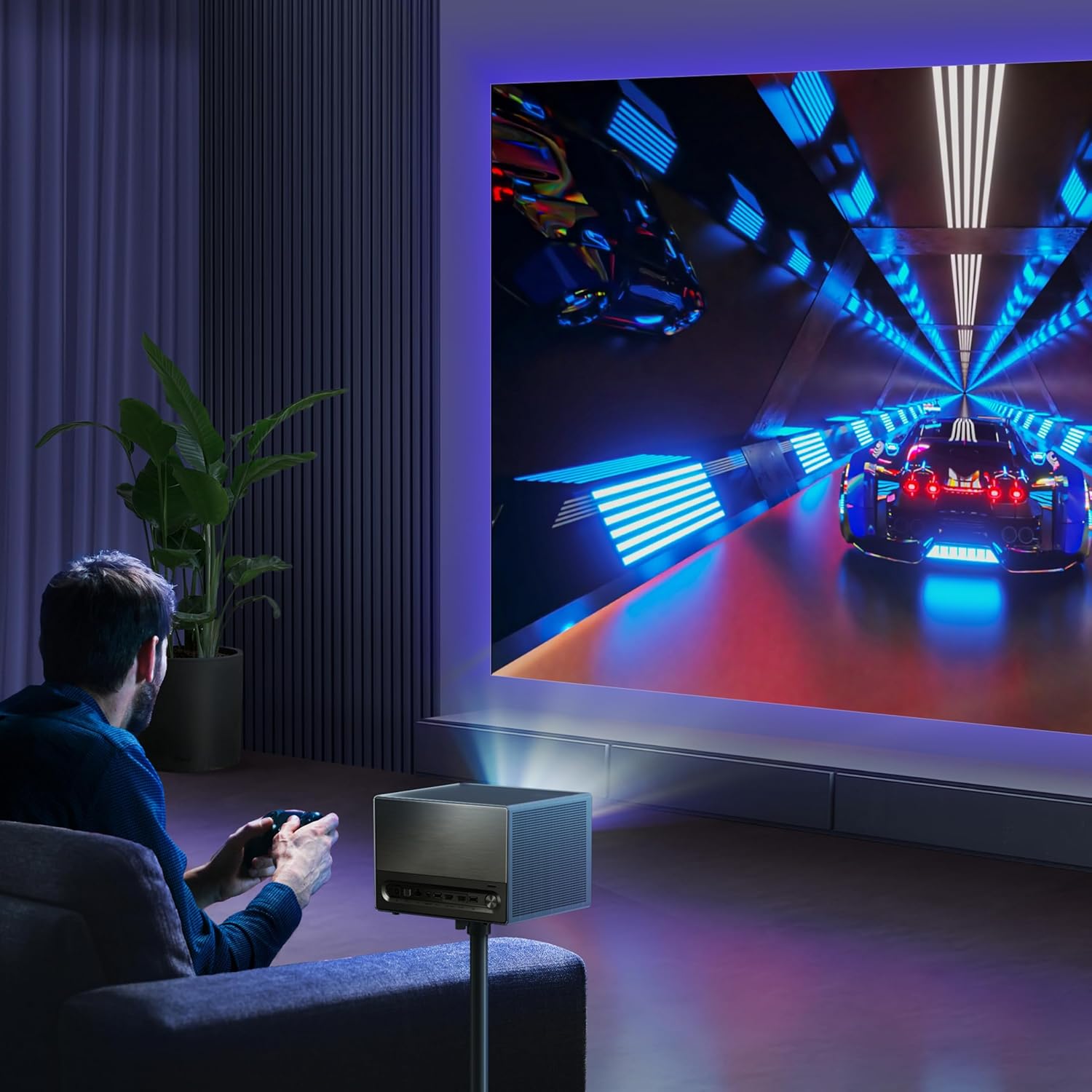 Hisense C1 Laser Smart Portable 4K Projector – TriChroma RGB Laser, Dolby Vision, JBL Speakers & Smart Streaming