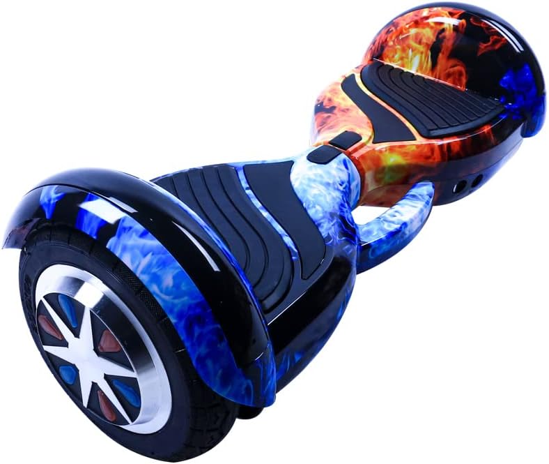 Flame Edition Self-Balancing Hoverboard – 200W Dual Motor, LED Lights & Bluetooth (Model 545)
