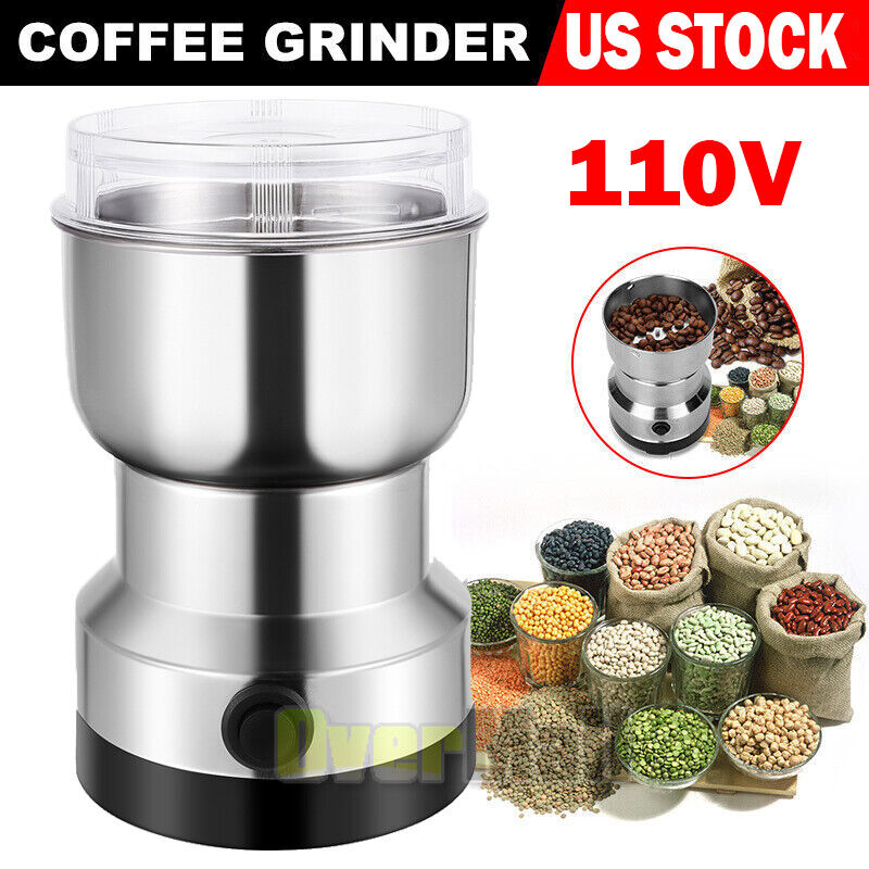 Stainless Steel Electric Coffee Bean & Spice Grinder – Mini Portable Dry Grain Mill | 100g Capacity | Multifunctional Smash Machine - LIFE STORES UGANDA