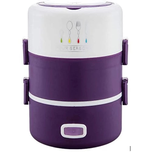 3-Layer Portable Electric Heating Lunch Box – 2L Food Warmer for Hot, Fresh Meals On-the-Go - LIFE STORES UGANDA