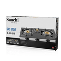 Saachi Triple Burner Glass Gas Stove – Power, Style & Convenience in Every Meal - LIFE STORES UGANDA