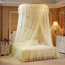 Round Mosquito Net Bed Canopy – Multicolor Travel & Home Insect Protection Dome for Single and Double Beds