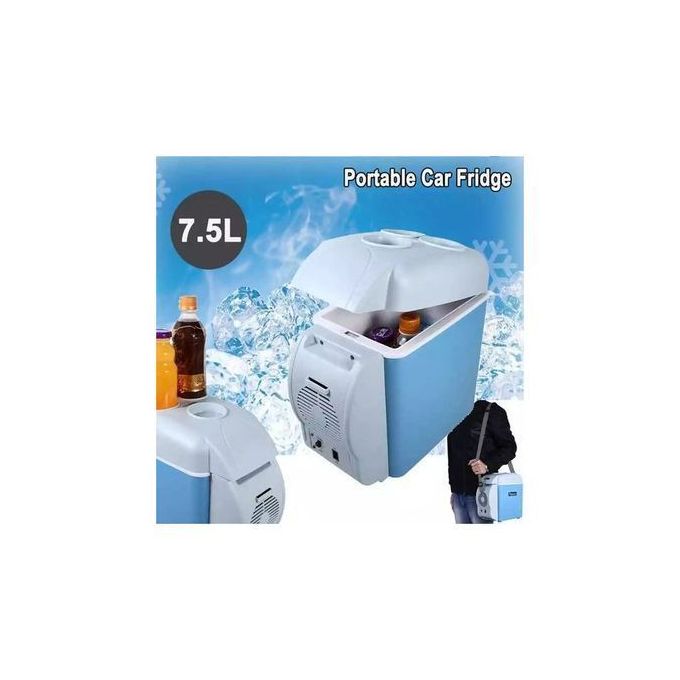 Mini Portable Car Fridge – 7.5L Cooling and Heating Function for Cars and Camping - LIFE STORES UGANDA