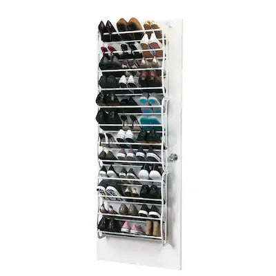 Over-the-Door Shoe Rack for 36 Pairs – Plastic & Metal Storage Organizer - LIFE STORES UGANDA