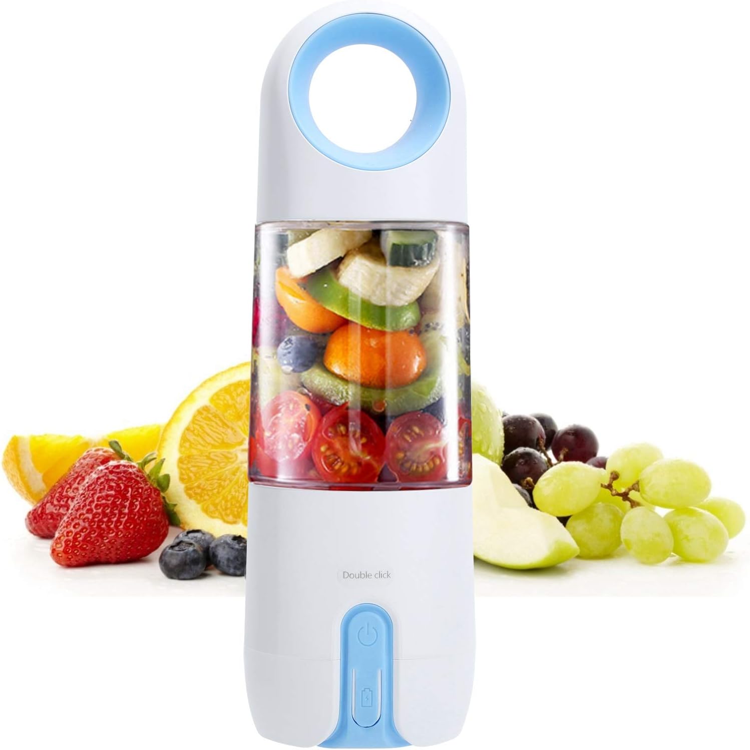 Juicer Cup – USB Rechargeable Portable Electric Juice Blender (Multicolor) - LIFE STORES UGANDA