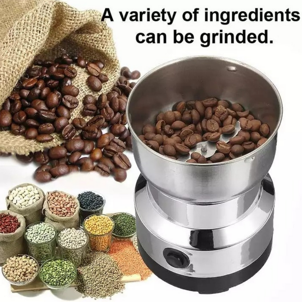 Stainless Steel Electric Coffee Bean & Spice Grinder – Mini Portable Dry Grain Mill | 100g Capacity | Multifunctional Smash Machine - LIFE STORES UGANDA