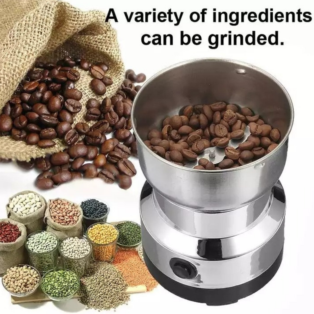 Stainless Steel Electric Coffee Bean & Spice Grinder – Mini Portable Dry Grain Mill | 100g Capacity | Multifunctional Smash Machine - LIFE STORES UGANDA