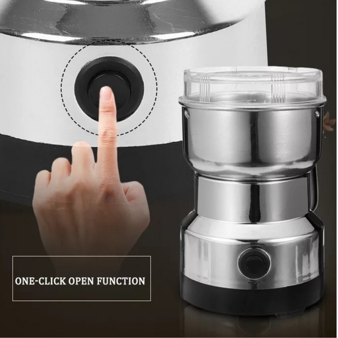 Stainless Steel Electric Coffee Bean & Spice Grinder – Mini Portable Dry Grain Mill | 100g Capacity | Multifunctional Smash Machine - LIFE STORES UGANDA