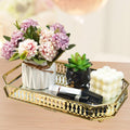 Decorative Gold Mirror Tray for Jewelry, Vanity Dresser, and Candle Display - LIFE STORES UGANDA