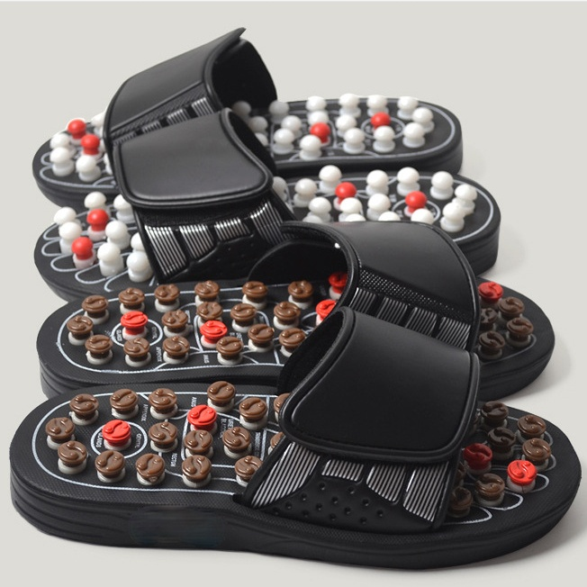 Reflexology Massage Slippers | Acupressure Sandals for Men & Women | Stress Relief, Breathable & Non-Slip