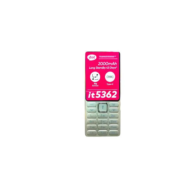 Itel IT5362 Feature Phone 2.8 Inch Big Screen 2000mAh Battery 3 SIM Cards Type-C Flashlight FM Radio