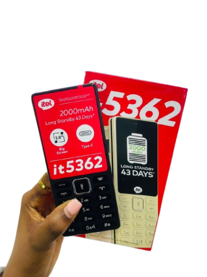 Itel IT5362 Feature Phone 2.8 Inch Big Screen 2000mAh Battery 3 SIM Cards Type-C Flashlight FM Radio
