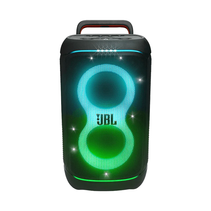 Buy JBL PartyBox 520 Bluetooth party speaker in Uganda. 400W JBL Pro Sound, deep bass, light effects, IPX4 splashproof, 15-hour battery, karaoke and DJ inputs.