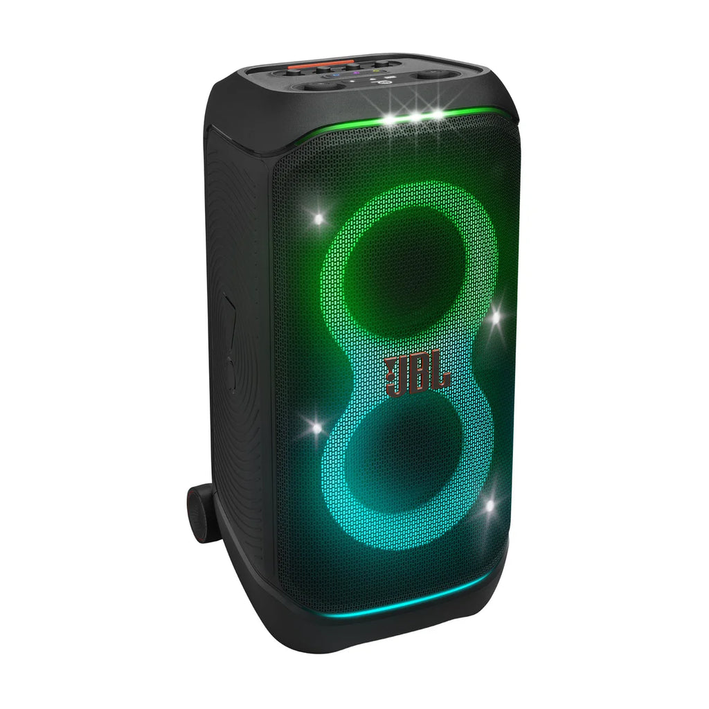 JBL PartyBox Stage 320 Portable Wireless Bluetooth Party Speaker 240W Pro Sound with Wheels & Handle