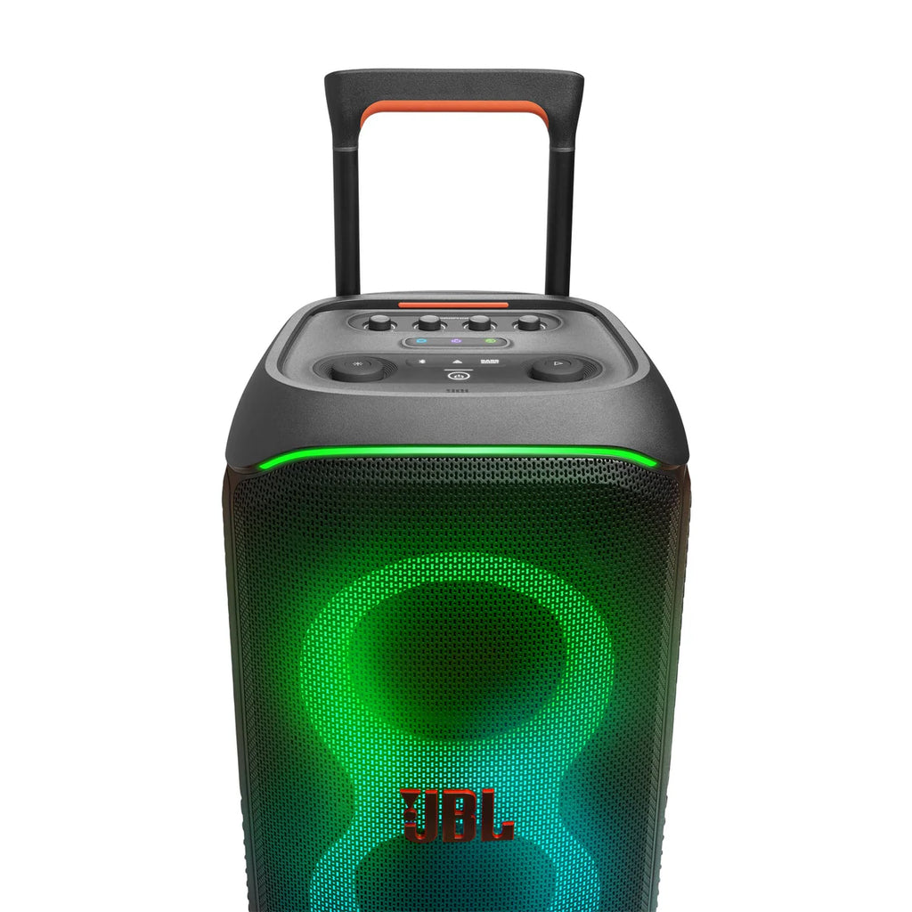 JBL PartyBox Stage 320 Portable Wireless Bluetooth Party Speaker 240W Pro Sound with Wheels & Handle