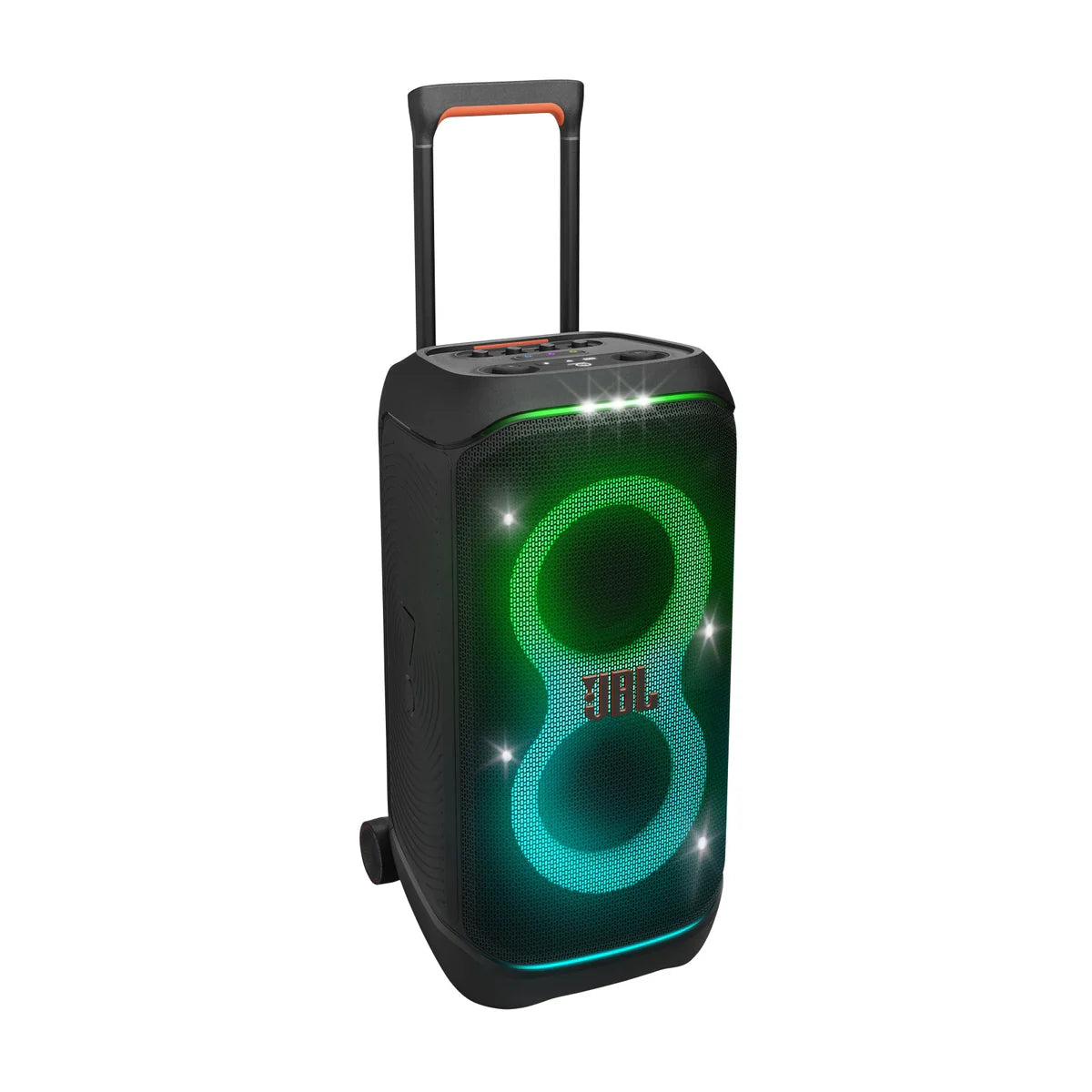JBL PartyBox Stage 320 Portable Wireless Bluetooth Party Speaker 240W Pro Sound with Wheels & Handle