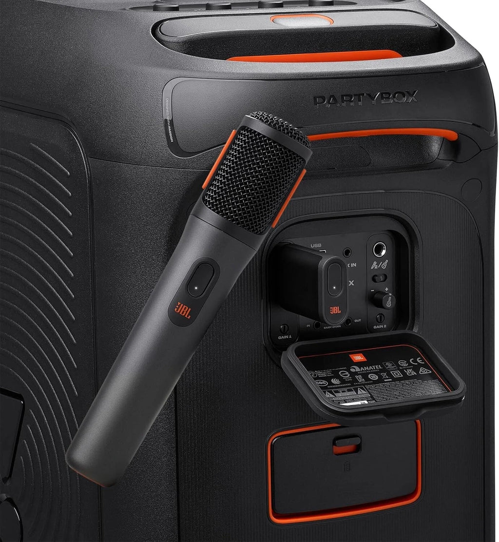 JBL PartyBox Wireless Microphone Set 2x Digital Wireless Mics with Receiver (Rechargeable) Karaoke Mic Kit