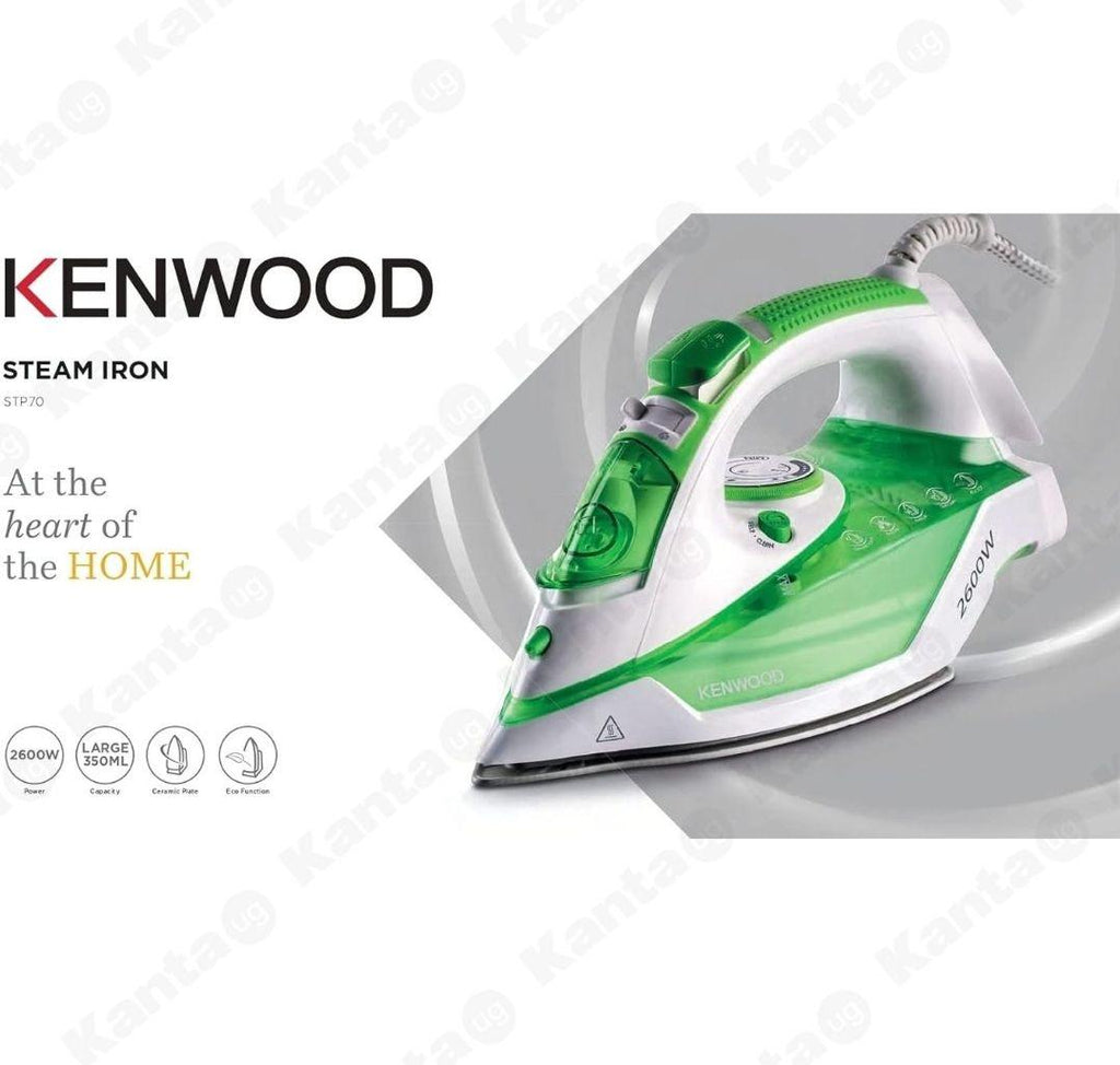 Kenwood STP70 2600W Steam Iron with Eco Function – Powerful & Efficient Ironing for Crisp, Wrinkle-Free Clothes - LIFE STORES UGANDA