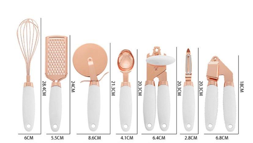 Kitchen Household Peeler Gadget Copper Plating Set - LIFE STORES UGANDA