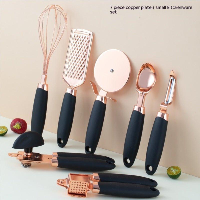 Kitchen Household Peeler Gadget Copper Plating Set - LIFE STORES UGANDA
