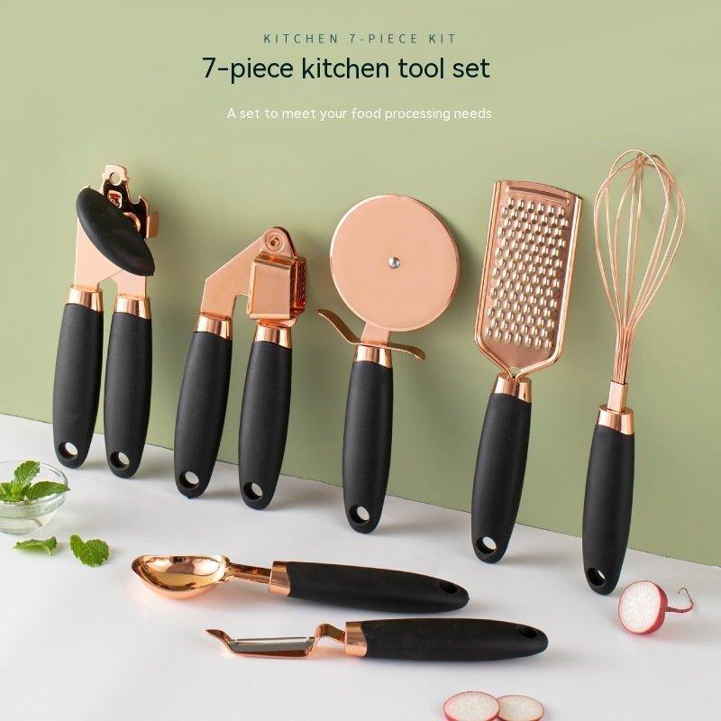 Kitchen Household Peeler Gadget Copper Plating Set - LIFE STORES UGANDA