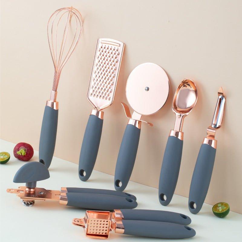 Kitchen Household Peeler Gadget Copper Plating Set - LIFE STORES UGANDA