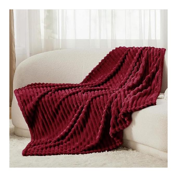 Luxury Soft Fleece Blanket Warm Lightweight Microfiber Polyester Throw Blanket