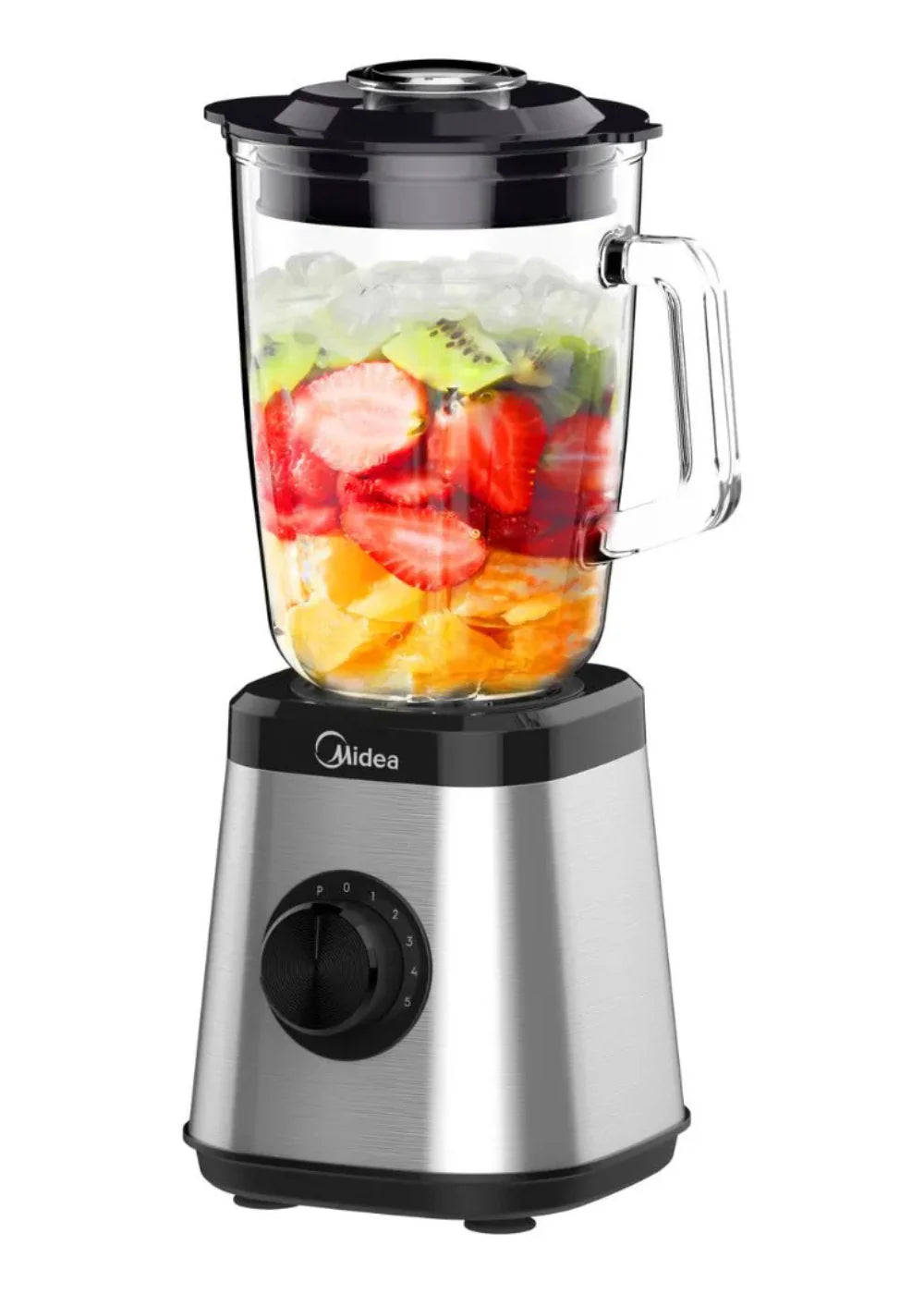 Midea MJ-BL6006W Blender 1.5L – 400W, Glass Jar, 2 Speed + Pulse, Ice Crush