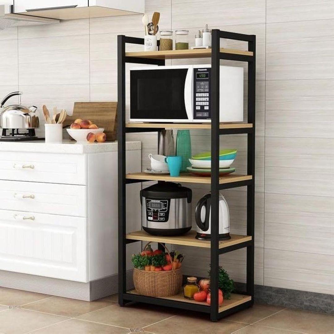 Multipurpose Wall Shelf – 5-Tier Storage & Display Organizer for Home & Office - LIFE STORES UGANDA