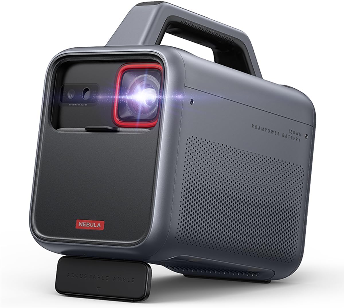 Nebula Anker Mars 3 Outdoor Portable Projector – 1080P Full HD Smart Projector with Battery, 1000 ANSI Lumens & Android TV