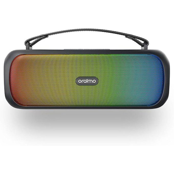 Oraimo Boom OBS-75D Wireless Bluetooth Speaker 30W with RGB Lights, FM Radio, USB & Deep Bass