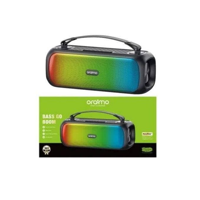 Oraimo Boom OBS-75D Wireless Bluetooth Speaker 30W with RGB Lights, FM Radio, USB & Deep Bass