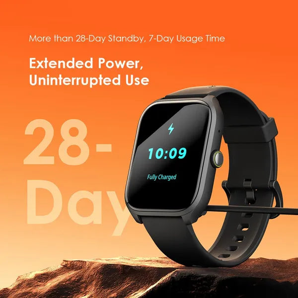 Oraimo Watch 5 Lite Smart Watch OSW-804 with 2.01” HD Display, Bluetooth Calling, IP68 & Health Tracking