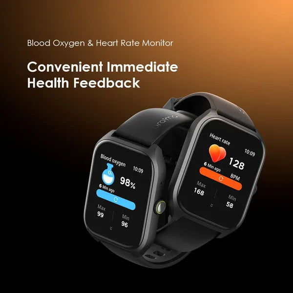 Oraimo Watch 5 Lite Smart Watch OSW-804 with 2.01” HD Display, Bluetooth Calling, IP68 & Health Tracking
