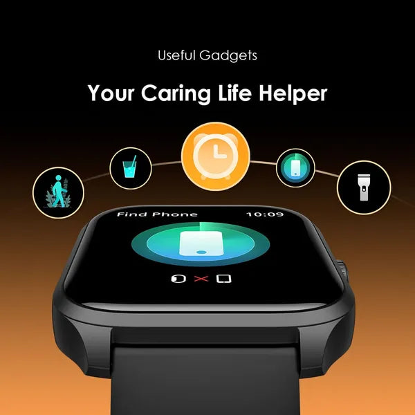 Oraimo Watch 5 Lite Smart Watch OSW-804 with 2.01” HD Display, Bluetooth Calling, IP68 & Health Tracking